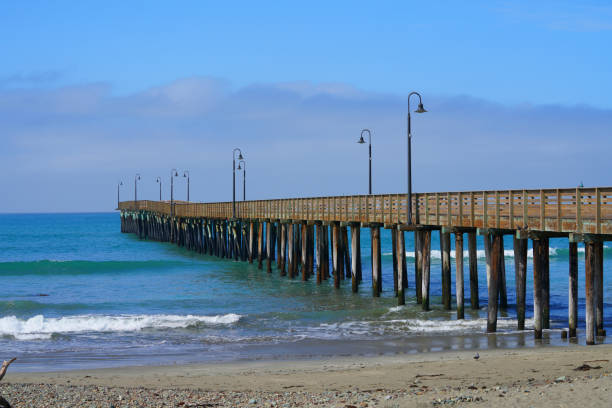 istock Wharf and boat in California. 1168512768
