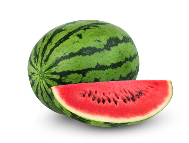 istock whole and slices watermelon fruit isolated on white background 1168513613