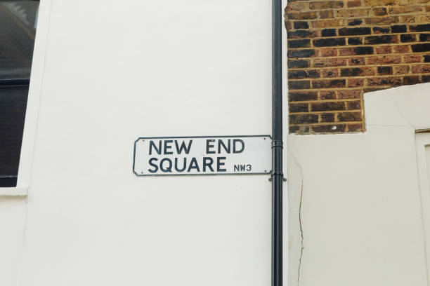 istock New End Square name sign, London 1168513845