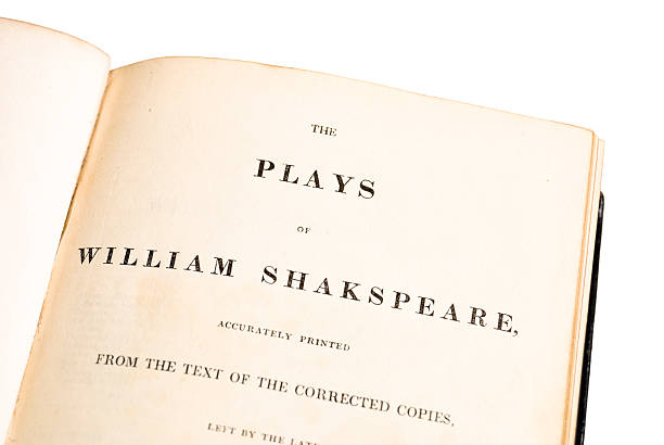 istock Shakespeare's Plays: title page of an 1839 edition on white 116851878