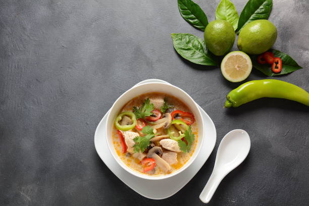 istock Thai style coconut milk soup-Tom Kha Ga 1168525828