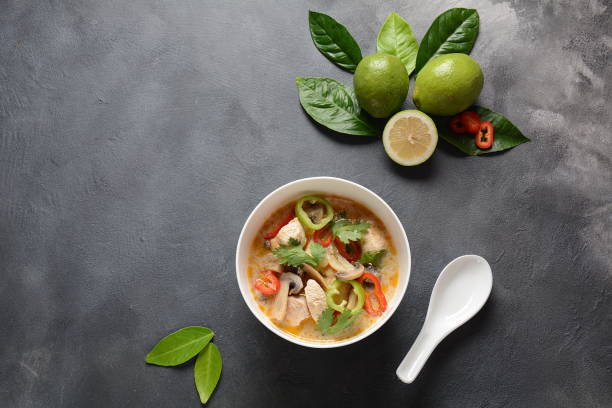 istock Thai style coconut milk soup-Tom Kha Ga 1168525886