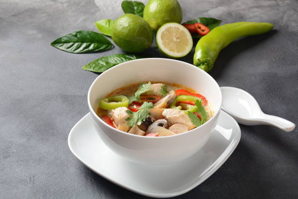 istock Thai style coconut milk soup-Tom Kha Ga 1168525907