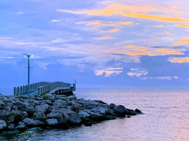 istock Sunrise on lake Michigan 1168533544