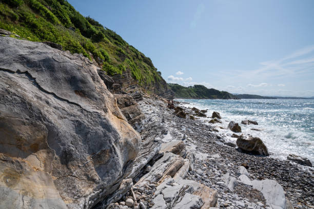 istock Coast Basque Country, cliffs and beaches of Guethary at summer 1168533608