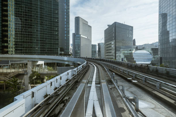 istock Cityscape from monorail sky train in Tokyo 1168534848