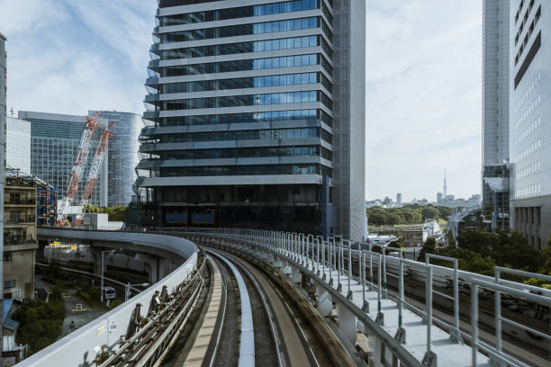 istock Cityscape from monorail sky train in Tokyo 1168534850