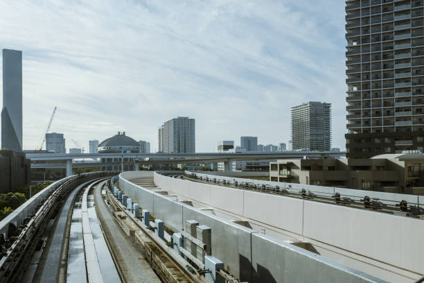 istock Cityscape from monorail sky train in Tokyo 1168534877