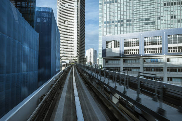 istock Cityscape from monorail sky train in Tokyo 1168534897