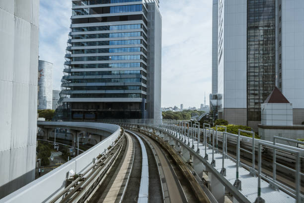 istock Cityscape from monorail sky train in Tokyo 1168534928