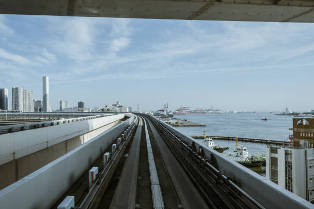 istock Cityscape from monorail sky train in Tokyo 1168535472