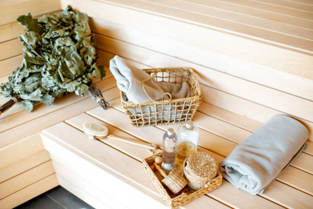 istock Accessories for resting in the sauna 1168535677