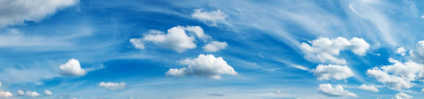 istock Panorama sky with cloud on a sunny day. 1168538870