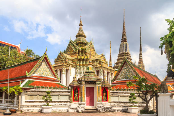 istock Stupas in Wat Pho, Bangkok, Thailand 1168538948
