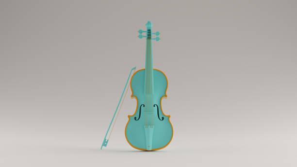 istock Gulf Blue Turquoise and Orange Violin and Bow 1168539290