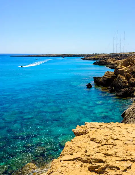 Photo of beautiful sea and nature near cavo greco protoras cyprus