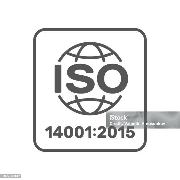 Symbole Certifié Iso 140012015 Signe De Gestion De La Qualité Certifié Iso 14001 2015 Accident Vasculaire Cérébral Modifiable Bpa 10 Vecteurs libres de droits et plus d'images vectorielles de Icône