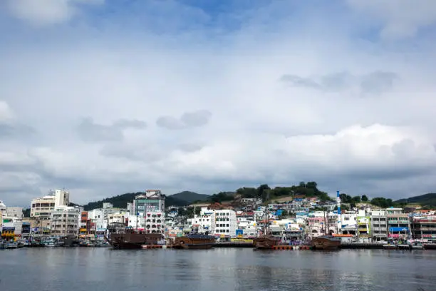 Tongyoung Port is a famous port in Tongyeong, Korea.