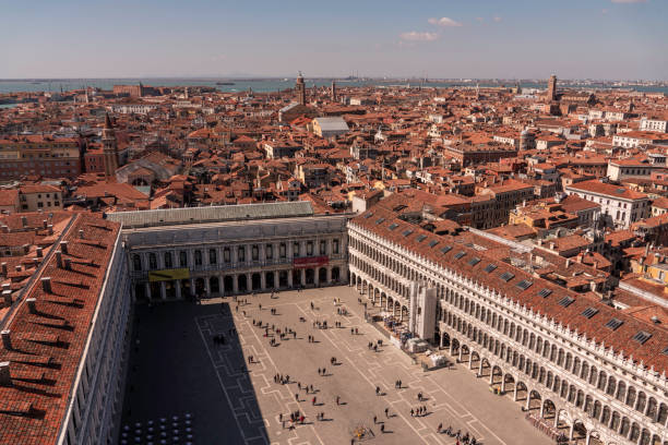 istock Panoramic view of Venice Italy from St Mark's Campanile 1168548638