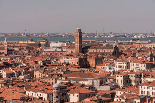 istock Panoramic view of Venice Italy from St Mark's Campanile 1168548922
