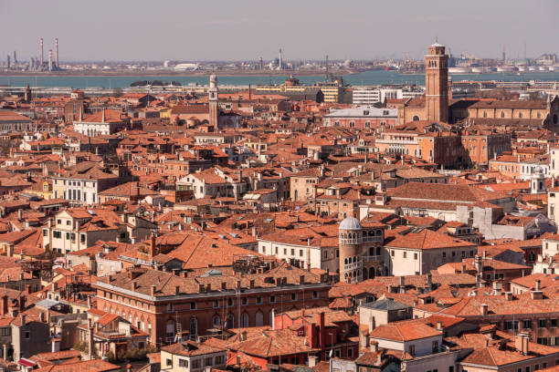 istock Panoramic view of Venice Italy from St Mark's Campanile 1168549074