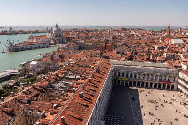 istock Panoramic view of Venice Italy from St Mark's Campanile 1168549600
