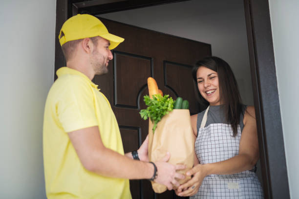 istock Delivery on fresh food. 1168549676