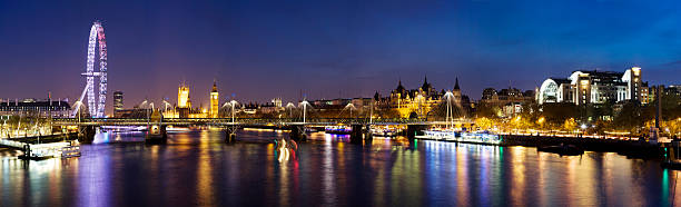 Westminster, London,  at Twilight stock photo