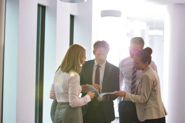 istock Business people discussing during meeting at new office 1168553023