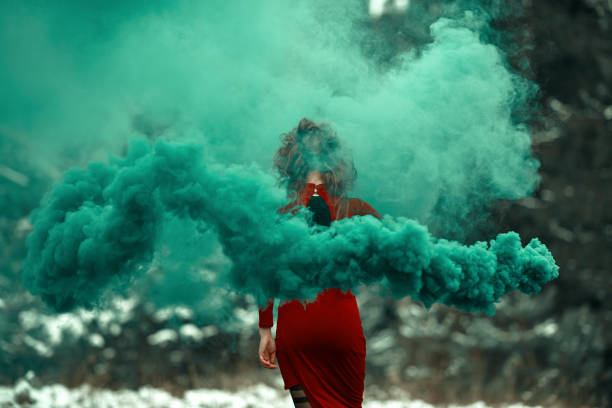 istock Walking with the flaming torch 1168554170