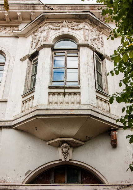 istock Fragment with mascaron of building`s facade 1168556030