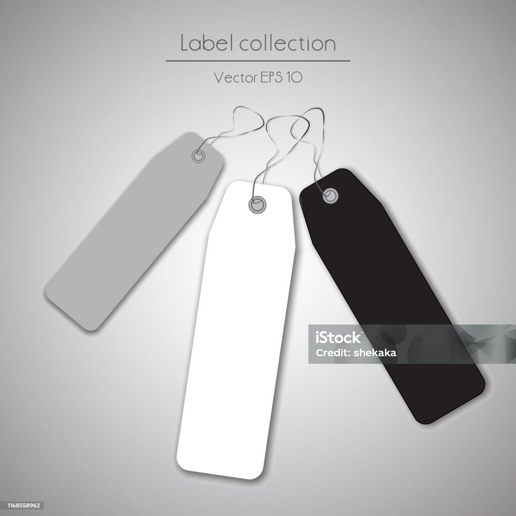Hanging Sticker Label Label Hanging Tag Stock Illustration - Download Image Now - Backgrounds ...