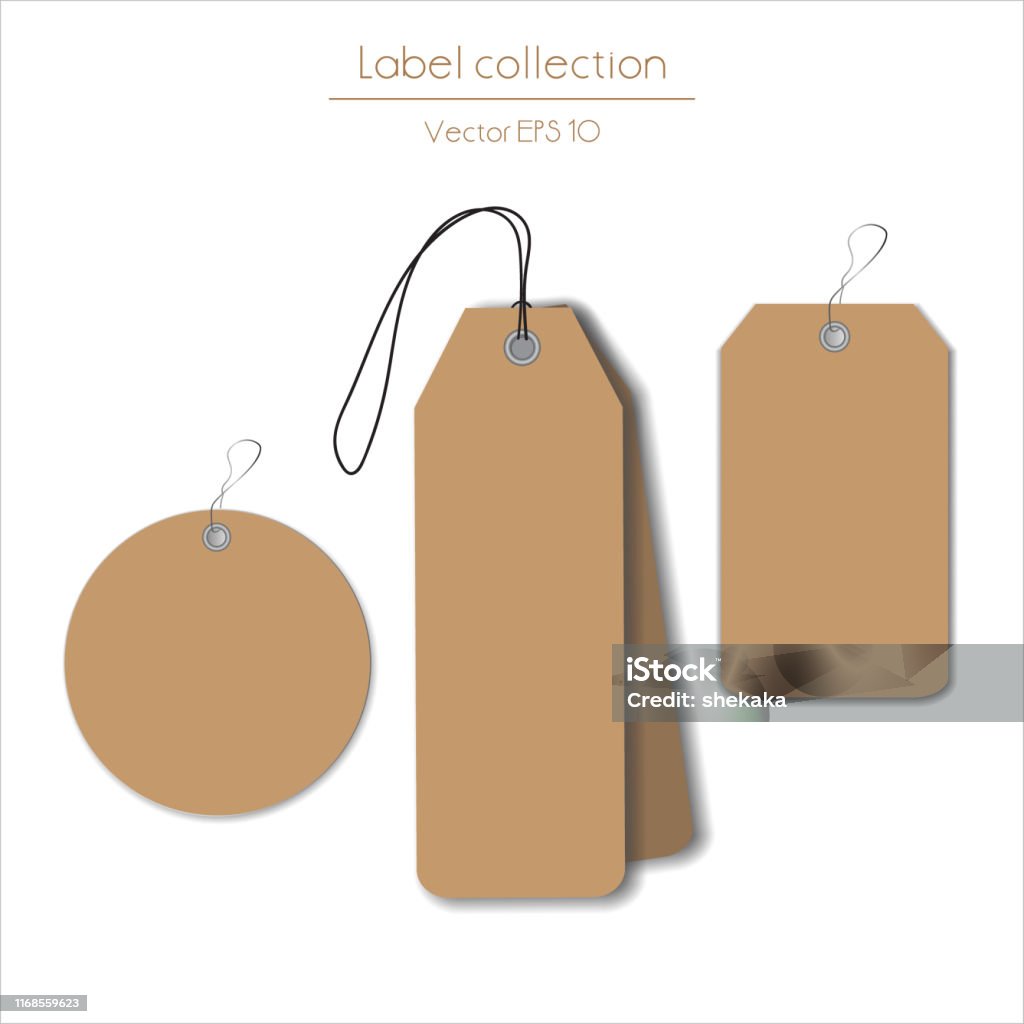Hanging Sticker Label Label Hanging Tag Stock Illustration - Download Image Now - Backgrounds ...