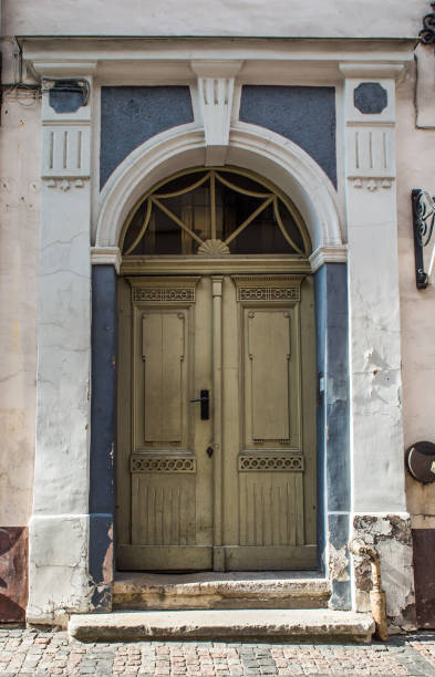 istock Antique green door 1168559950