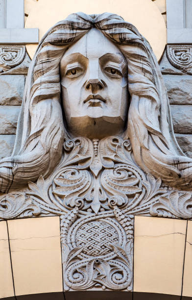 istock Fragment with mascaron 1168562352