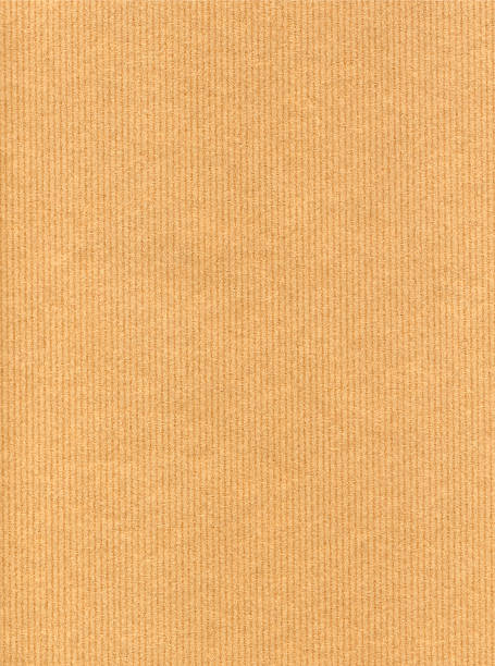 istock An orange paper background with narrow vertical stripes 116856388