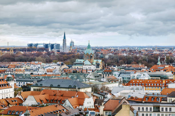istock Aerial view of Munich, Germany 1168566486