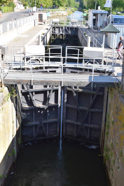 istock Lahn river lock in Limburg 1168579355
