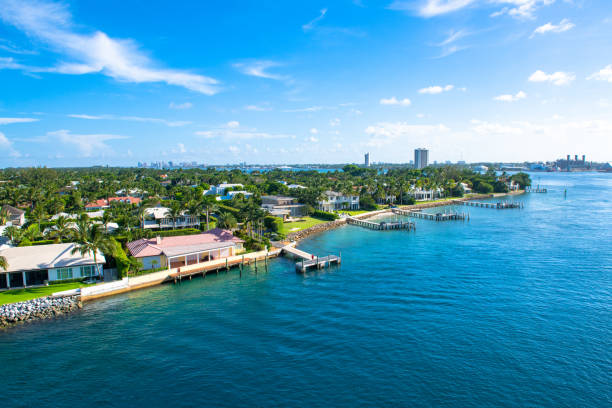 istock Palm Beach Bay or Port, Florida, USA 1168579588