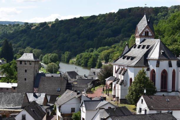 istock view across small fortified town Dausenau 1168583034