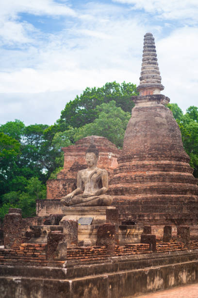 istock Beautiful ancient buddha at Sukhothai Historical Park ,Sukhothai ,Thailand 1168587597