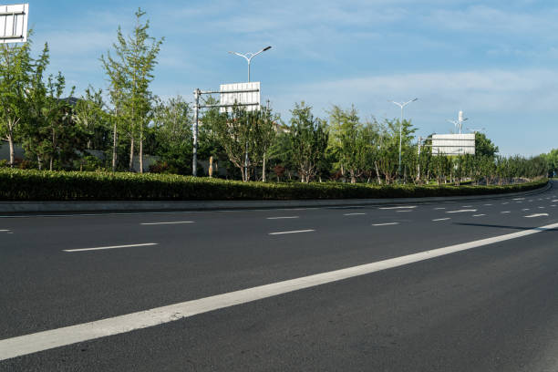 istock Highway and lush forests outdoors, Qingdao, China 1168588263