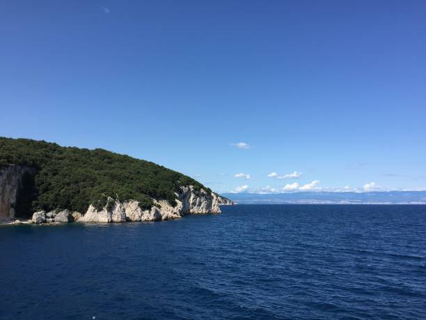 istock Croatian coast line at Kvarner bay 1168609289