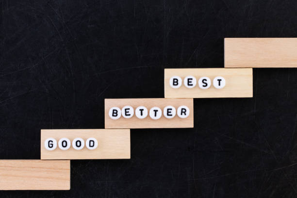 istock Good - Better - Best. On the black bacground 1168609964