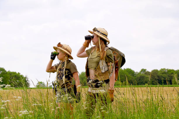 istock Young Girls On Safari 1168611421
