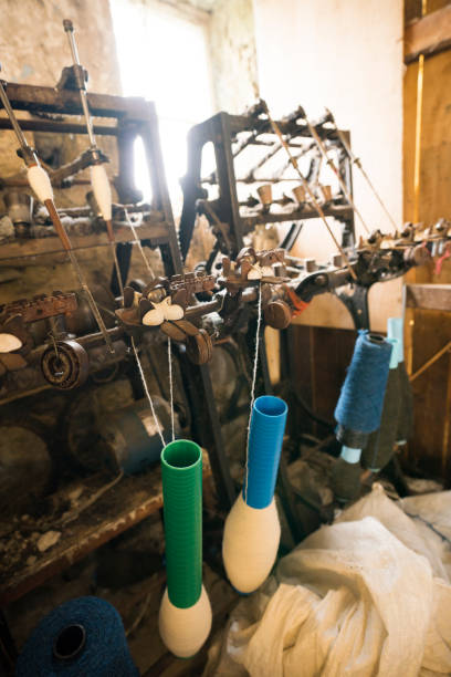 istock Disused machinery once used for creating tweed cloth 1168612971