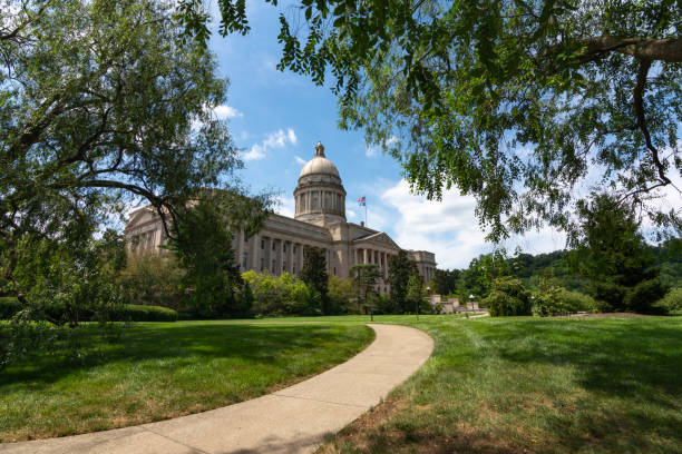 istock Kentucky State Capitol Building, Frankfort KY, on a hot summer afternoon. 1168613232
