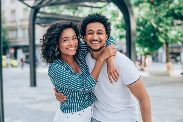 istock Beautiful Afro American couple 1168614216