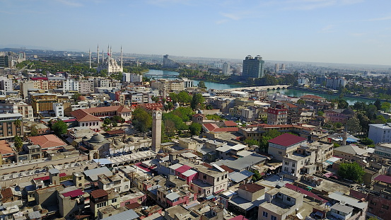 06 April 2018 Adana City center Buyuksaat by Drone Turkey