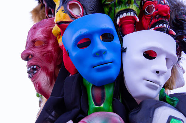istock Toy mask To be tricked into playing on Halloween 1168615983